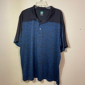 Pro Tour Polo Men’s golf‎ shirt XXL Polo Blue/black short sleeve lightweight
